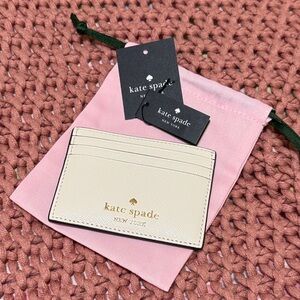 Kate Spade Ivory Card Holder
